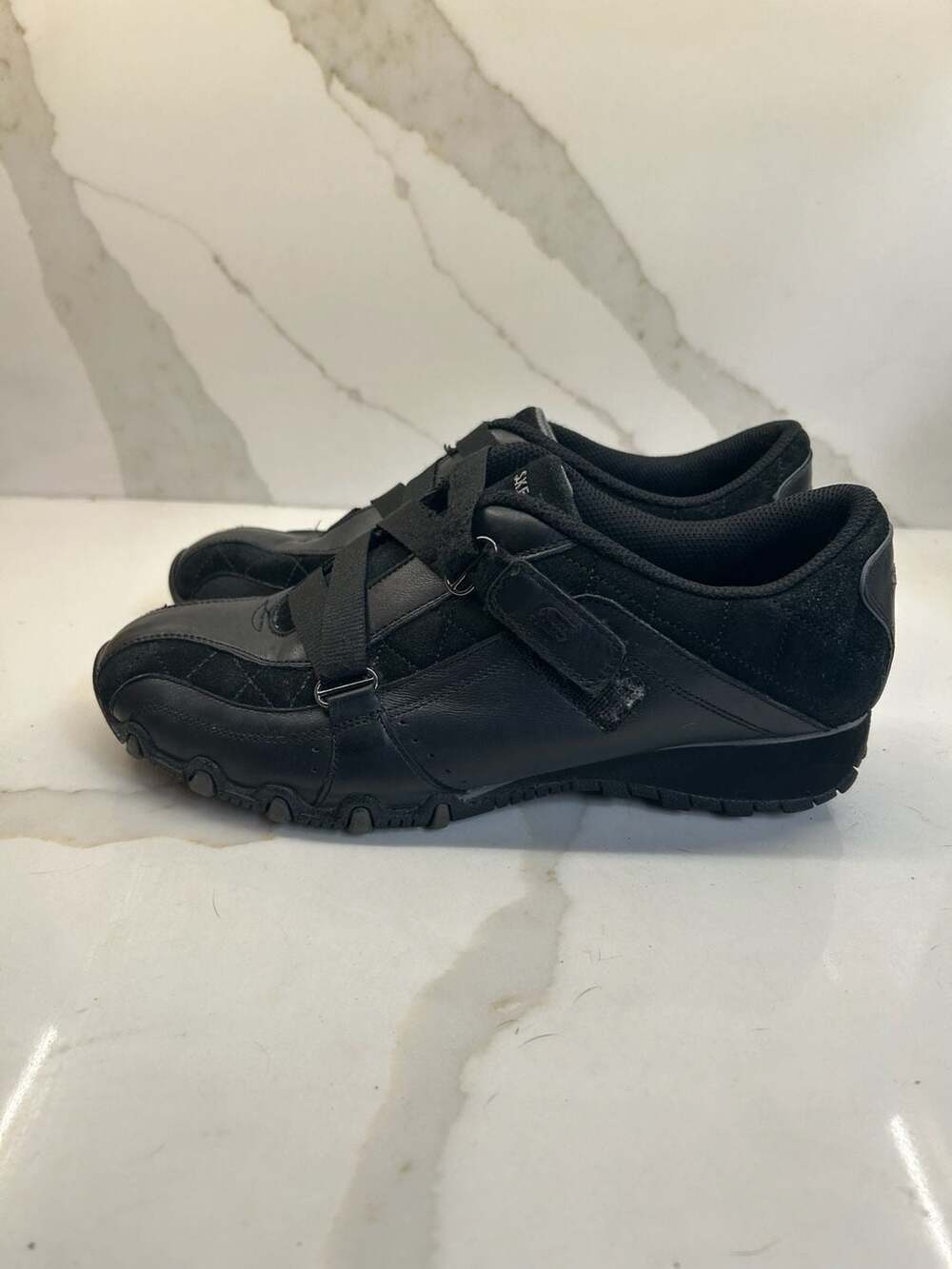 Skechers Slip-On Shoes with Velcro Straps, Women's Size 9.5